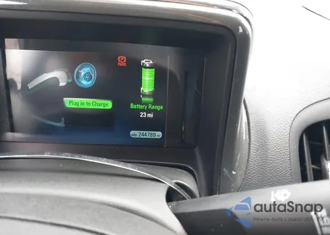 2013 Chevrolet Volt из США, поврежденный, VIN 1G1RH6E45DU104120